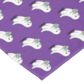 Adorable Ghost Cute Halloween Illustration Tafelkleed (Gekanteld)