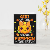 Adorable Gigi Of The Cutest Pumpkin In The Patch  Kaart (Gele Bloem)