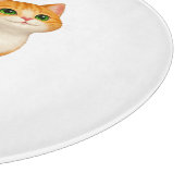 Adorable Ginger Kitten Throw Pillow Snijplank (Hoek)