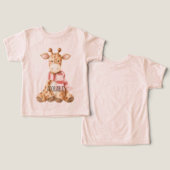 Adorable Giraffe Animal (Ontwerp Voorkant & Achterkant)