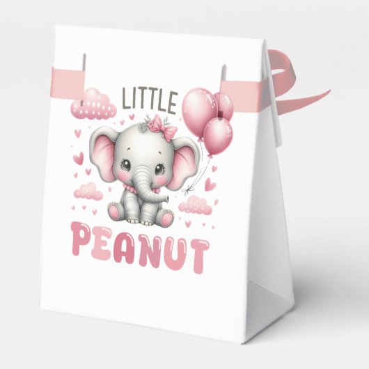 Adorable Girl Little Peanut  Bedankdoosjes (Achterkant)