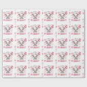 Adorable Girl Little Peanut  Cadeaupapier (Vlak)