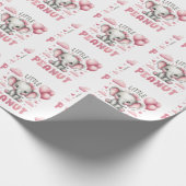 Adorable Girl Little Peanut  Cadeaupapier (Hoek)