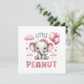 Adorable Girl Little Peanut  Kaart (Staand voorkant)