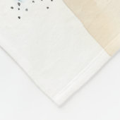 Adorable Golden Labrador Puppy Dog Fleece Deken (Hoek)