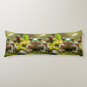 Adorable Green Frog Body Pillow Lichaamskussen (Voorkant)