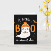 Adorable Halloween Ghost A Little Boo Is Almost Du Kaart (Gele Bloem)
