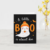 Adorable Halloween Ghost A Little Boo Is Almost Du Kaart (Gele Bloem)