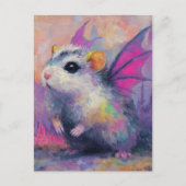 Adorable Hamster Dragon Briefkaart (Voorkant)