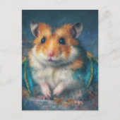 Adorable Hamster Dragon Briefkaart (Voorkant)