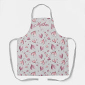 Adorable Hearts Pattern Apron Schort (Voorkant)