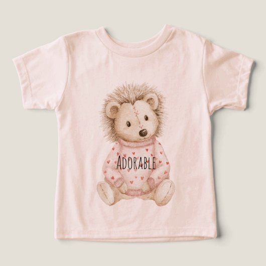 Adorable Hedgehog Animal (Design voorkant)