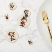 ADORABLE HOLIDAY CHRISTMAS TEDDY BEAR CONFETTI (Groep)