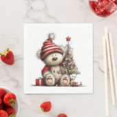 ADORABLE HOLIDAY CHRISTMAS TEDDY BEAR SERVET (Insitu)