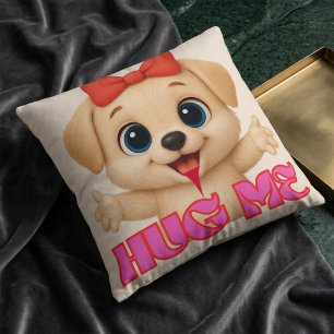 Adorable Honden Kussen – Mooie Cartoon Hond Thuis