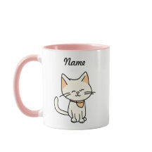 Adorable Kat Aangepaste Naam