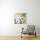 Adorable Kat met Bloemen Wandkleed (In Situ (horizontaal))