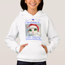 Adorable Katten Kerst T-shirt – Kattenfantastische