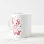 Adorable Kawaii Axolotl Cute Water Koffiemok (Voorkant links)
