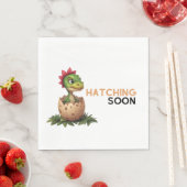 Adorable Kawaii Baby Dinosaur Hatching Servet (Insitu)