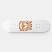Adorable Kawaii Chibi Hamster Persoonlijk Skateboard (Horizontaal)