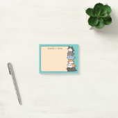 Adorable Kawaii Stapel Kittenkatten Op Maat Post-it® Notes (Kantoor)