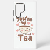 Adorable Kawaii Tea Cup of Love Samsung Galaxy Hoesje (Achterkant)