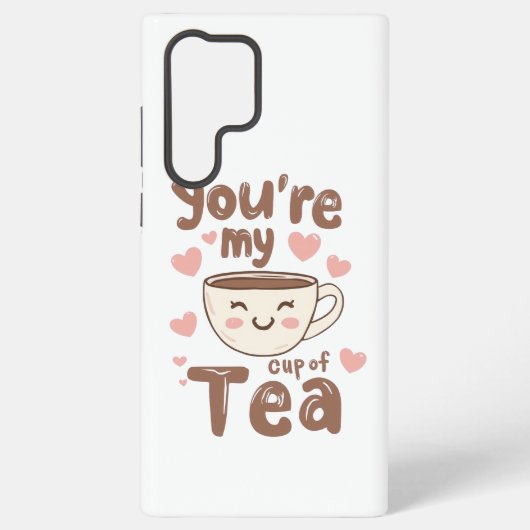 Adorable Kawaii Tea Cup of Love Samsung Galaxy Hoesje (Achterkant)