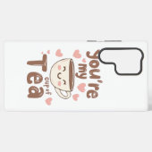Adorable Kawaii Tea Cup of Love Samsung Galaxy Hoesje (Achterkant horizontaal)