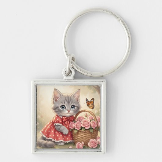 adorable kitten keychain (Voorkant)