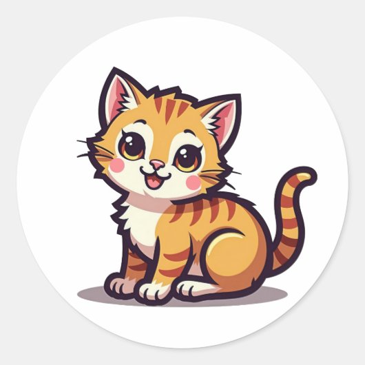 Adorable Kitten Sticker Set (Voorkant)