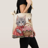adorable kitten tote bag (Dichtbij)