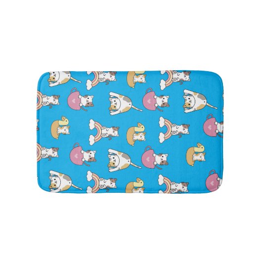 Adorable Kitty Cats Badmat (Voorkant)