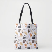 Adorable Kitty Cats Print Tote Bag (Voorkant)