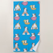 Adorable Kitty Cats Strandlaken (Voorkant)