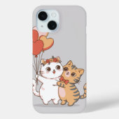 Adorable Kitty Couple Hugging Case-Mate iPhone Case (Achterkant)