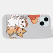 Adorable Kitty Couple Hugging Case-Mate iPhone Case (Achterkant (horizontaal))