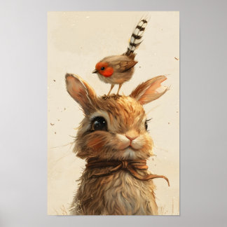 Adorable Konijn Konijn Print 