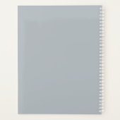 Adorable Konijn met Gepersonaliseerde Naam Planner (Achterkant)