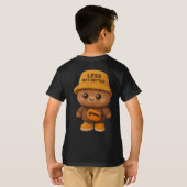 Adorable "Less But Better" Bear T-shirt (Achterkant volledig)