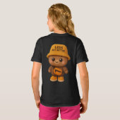 Adorable "Less But Better" Bear T-shirt (Achterkant volledig)