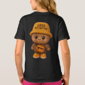 Adorable "Less But Better" Bear T-shirt (Achterkant)