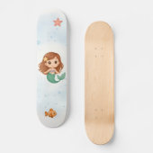 Adorable little mermaid kids persoonlijk skateboard (Voorkant)