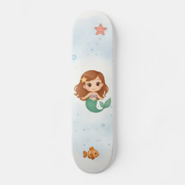 Adorable little mermaid kids persoonlijk skateboard