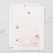 Adorable little zebra baby shower invitation kaart (Achterkant)