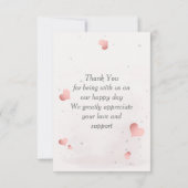 Adorable little zebra bedankkaart (Achterkant)