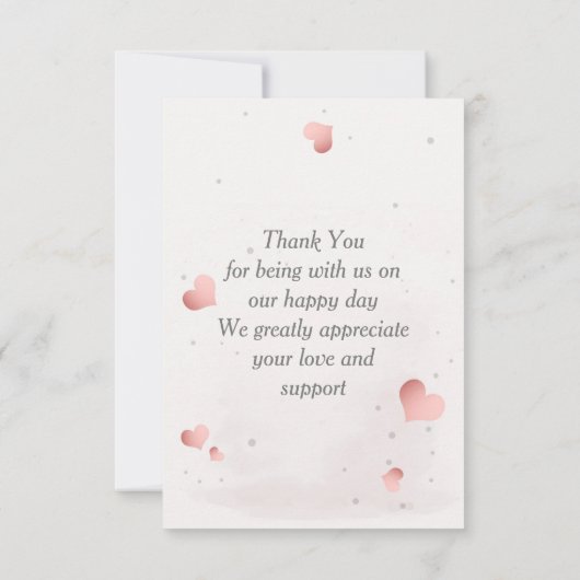 Adorable little zebra bedankkaart (Achterkant)