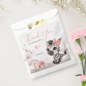 Adorable little zebra bedankzakje (Gezegeld)