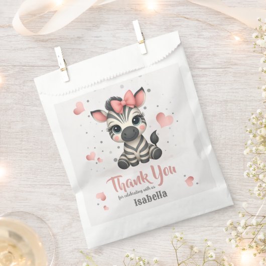 Adorable little zebra bedankzakje (Geknipt)