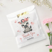 Adorable little zebra bedankzakje (Gezegeld)